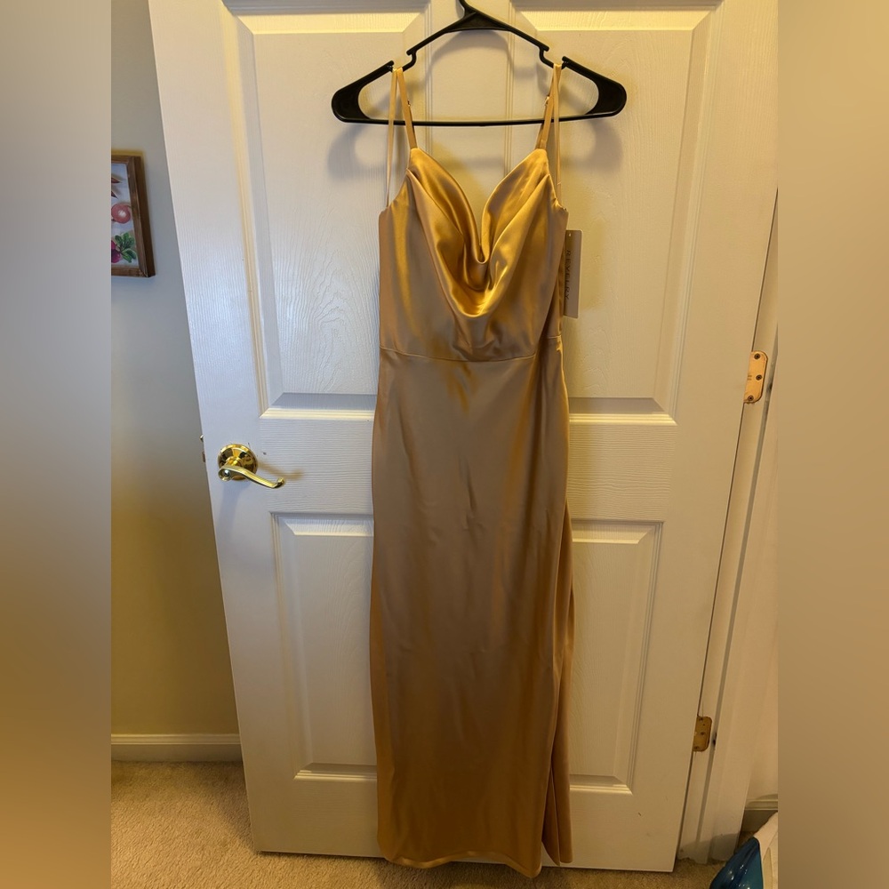 Revelry dress wedding dress, floor length petite
